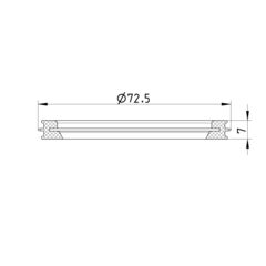 Line drawing of an other product from the series Spare parts-trap.